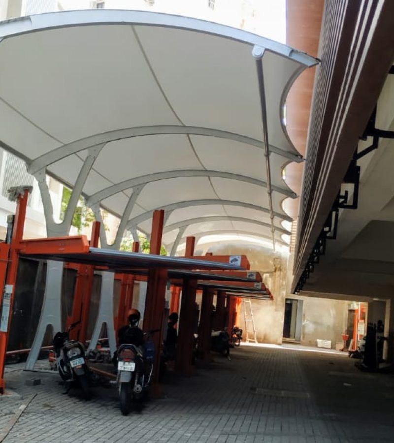 PVC Car Parking Shed Manufacturers